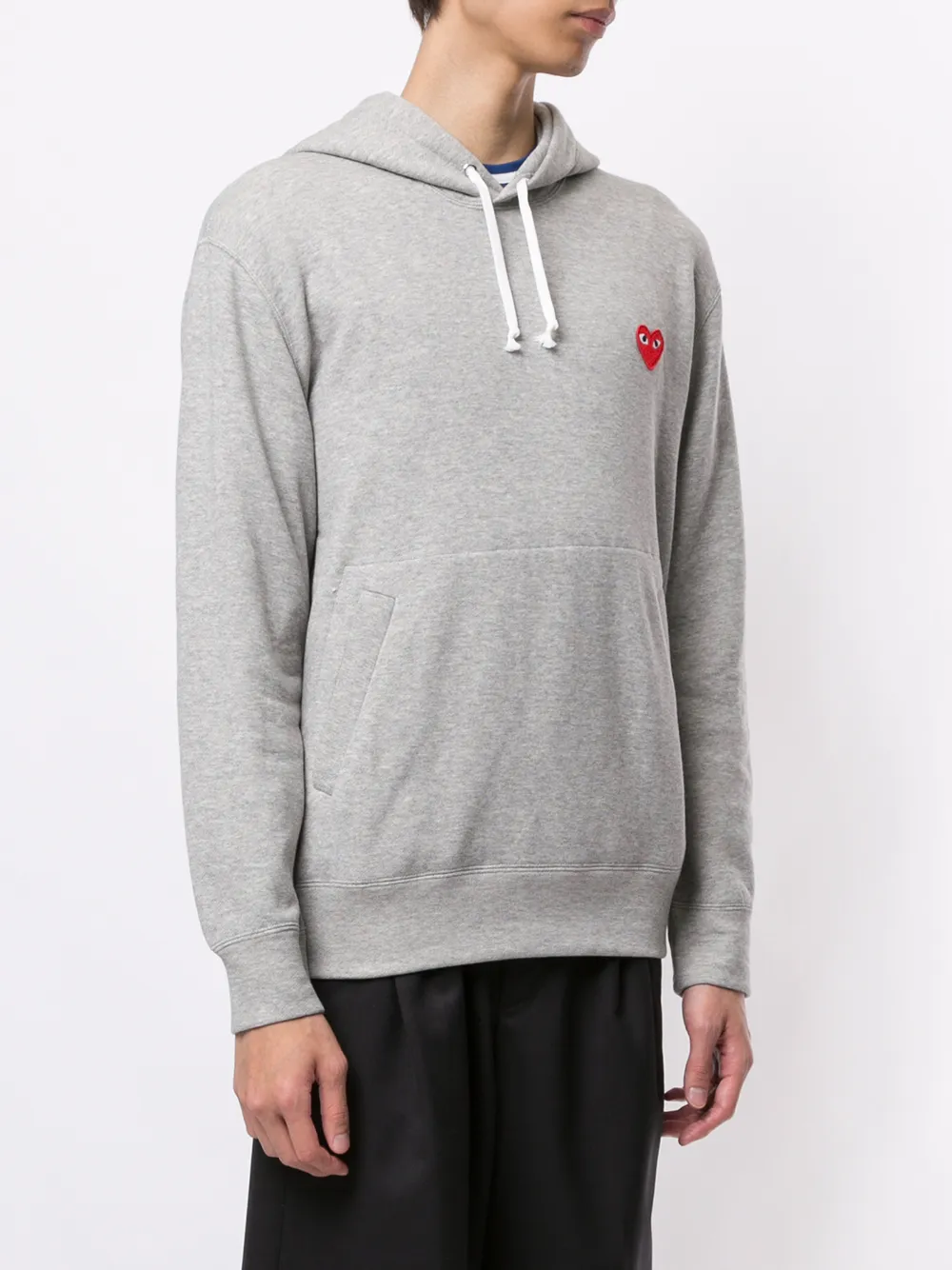 Comme Des Garçons Play Embroidered Logo Hoodie - Farfetch