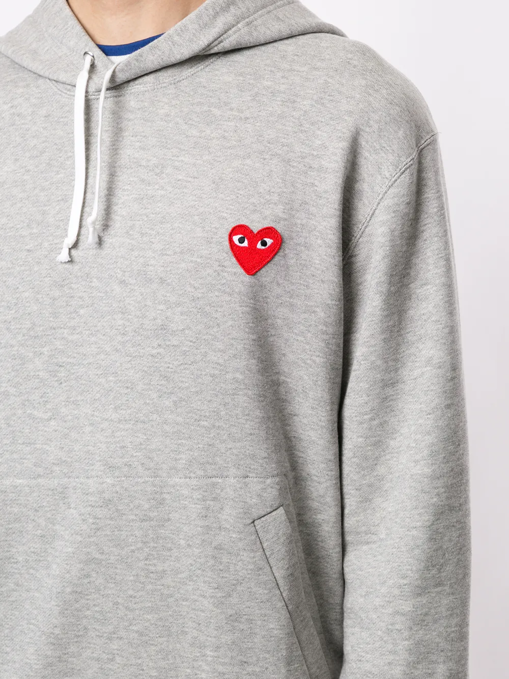 Comme Des Garçons Play Embroidered Logo Hoodie - Farfetch