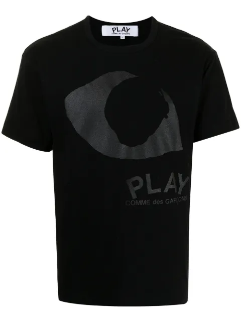 Comme Des Garçons Play playera con estampado de ojo