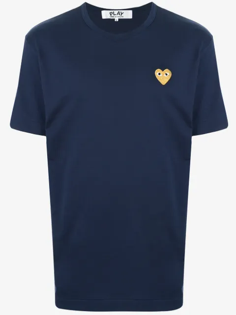 Comme Des Garçons Play playera con logo bordado 