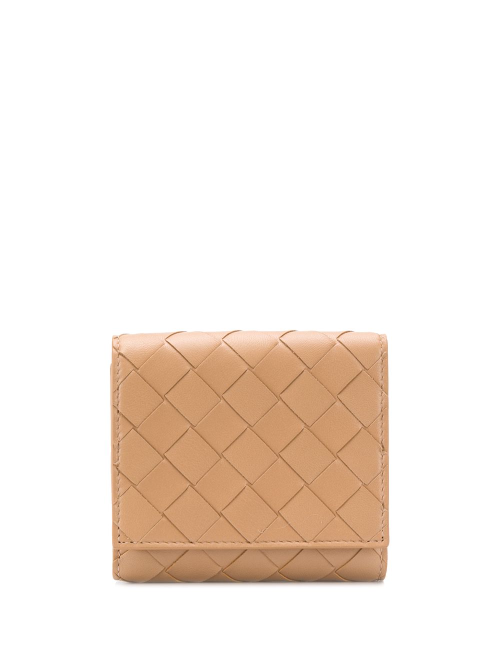 BOTTEGA VENETA INTRECCIATO WEAVE FRENCH WALLET