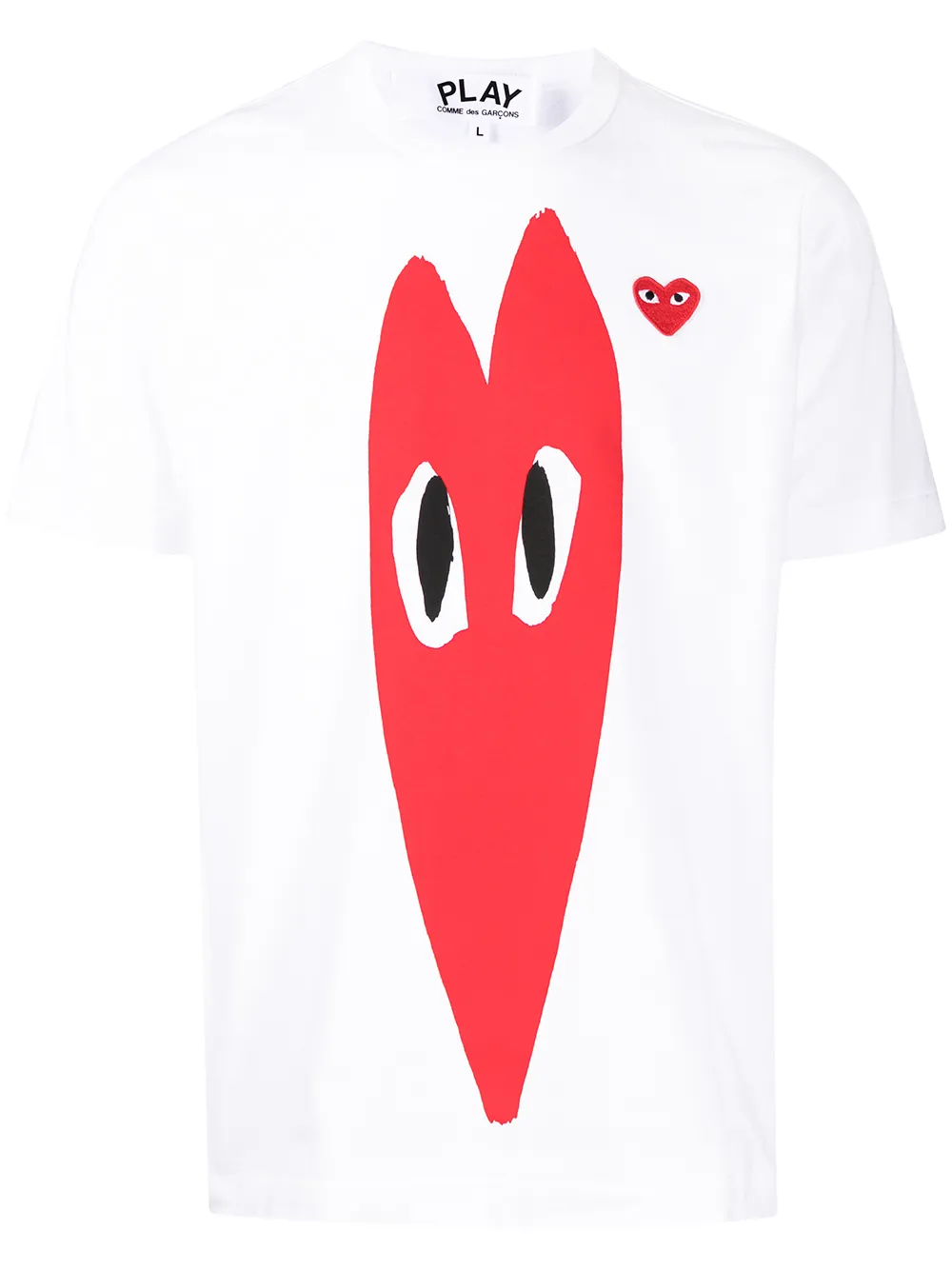 

Comme Des Garçons Play playera con corazón estampado - Blanco