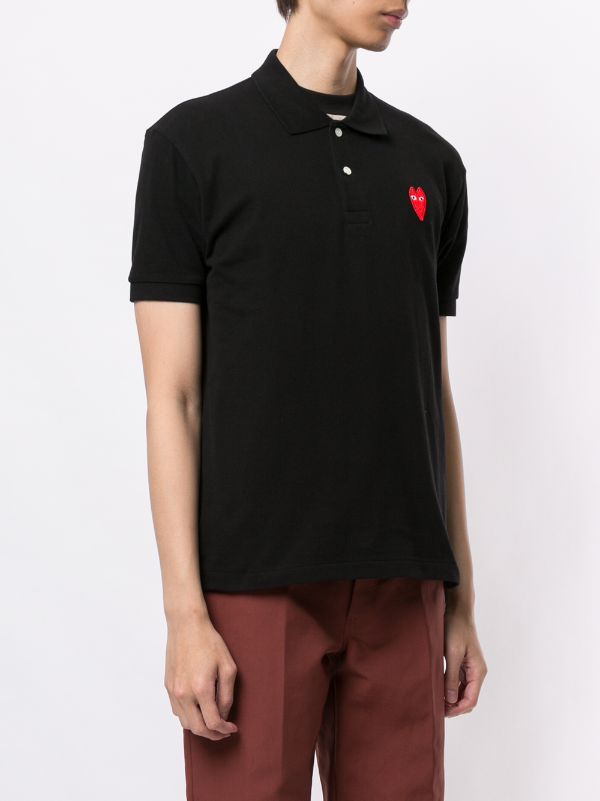 persecution screen Prophet Shop Comme Des Garçons Play embroidered logo polo shirt with Express  Delivery - FARFETCH