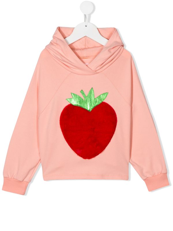 strawberry print adidas hoodie