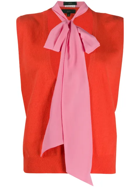 Jejia Annie scarf knit gilet 