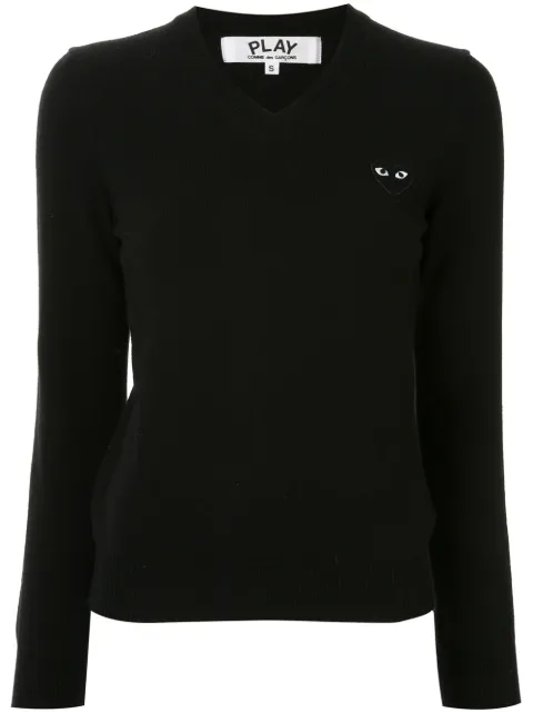 Comme Des Garçons Play logo-embroidered sweater