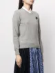 Comme Des Garçons Play logo-patch V-neck jumper
