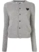 Image 1 of Comme Des Garçons Play logo embroidered buttoned cardigan