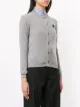 Comme Des Garçons Play logo embroidered buttoned cardigan