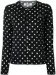 Image 1 of Comme Des Garçons Play polka-dot buttoned cardigan