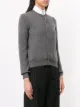 Comme Des Garçons Play Cardigan com logo bordado e abotoamento