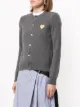 Comme Des Garçons Play logo-patch knitted cardigan