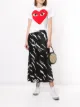 Image 2 of Comme Des Garçons Play heart print logo patch T-shirt