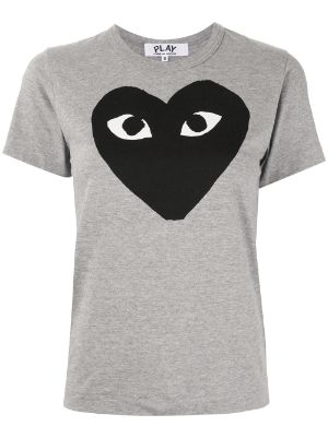 comme des garons t shirt femme gris