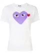 الصورة 1 من Comme Des Garçons Play تيشيرت بطبعة وشارة شعار الماركة