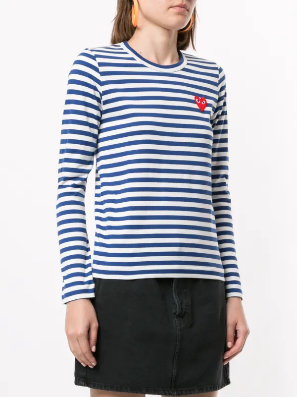 Comme Des Gar ons T Shirt Mit Logo Patch Farfetch