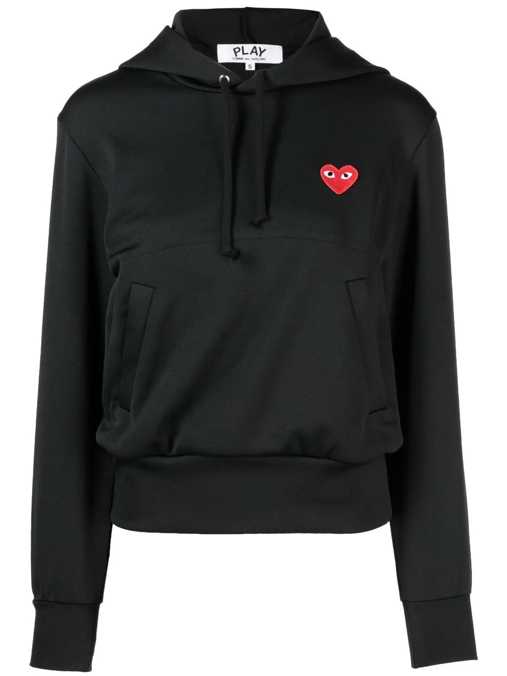 

Comme Des Garçons Play heart-patch hoodie - Black