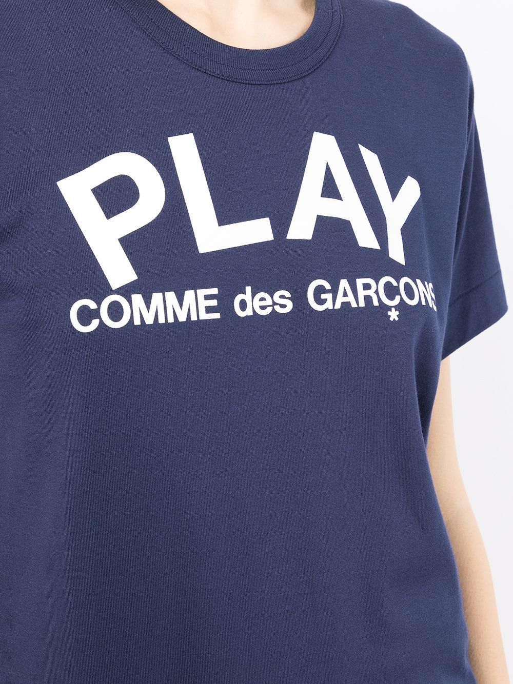 фото Comme des garçons play футболка с логотипом