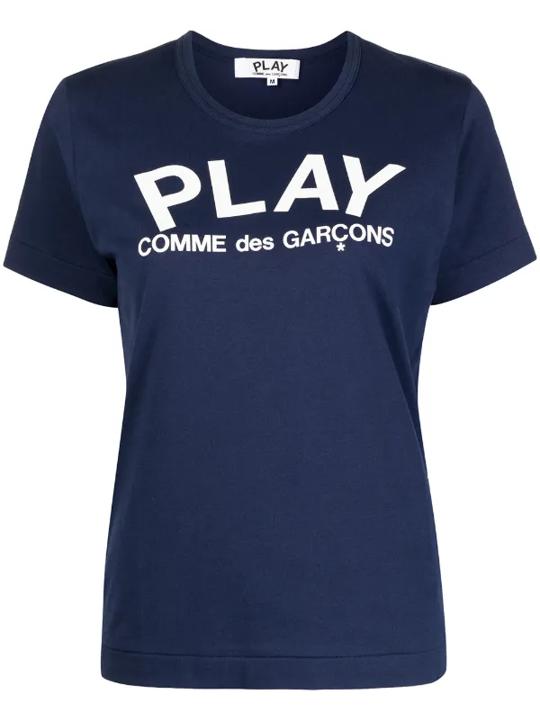 Comme Des Garçons Play logo-print T 