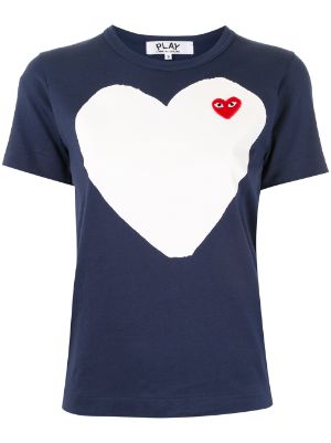 Comme Des Garcons Play コム デ ギャルソン プレイ Tシャツ カットソー Farfetch