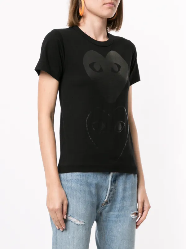 Comme Des Garçons Play ロゴ Tシャツ 通販 - FARFETCH