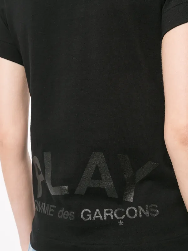 Comme Des Garçons Play ロゴ Tシャツ 通販 - FARFETCH