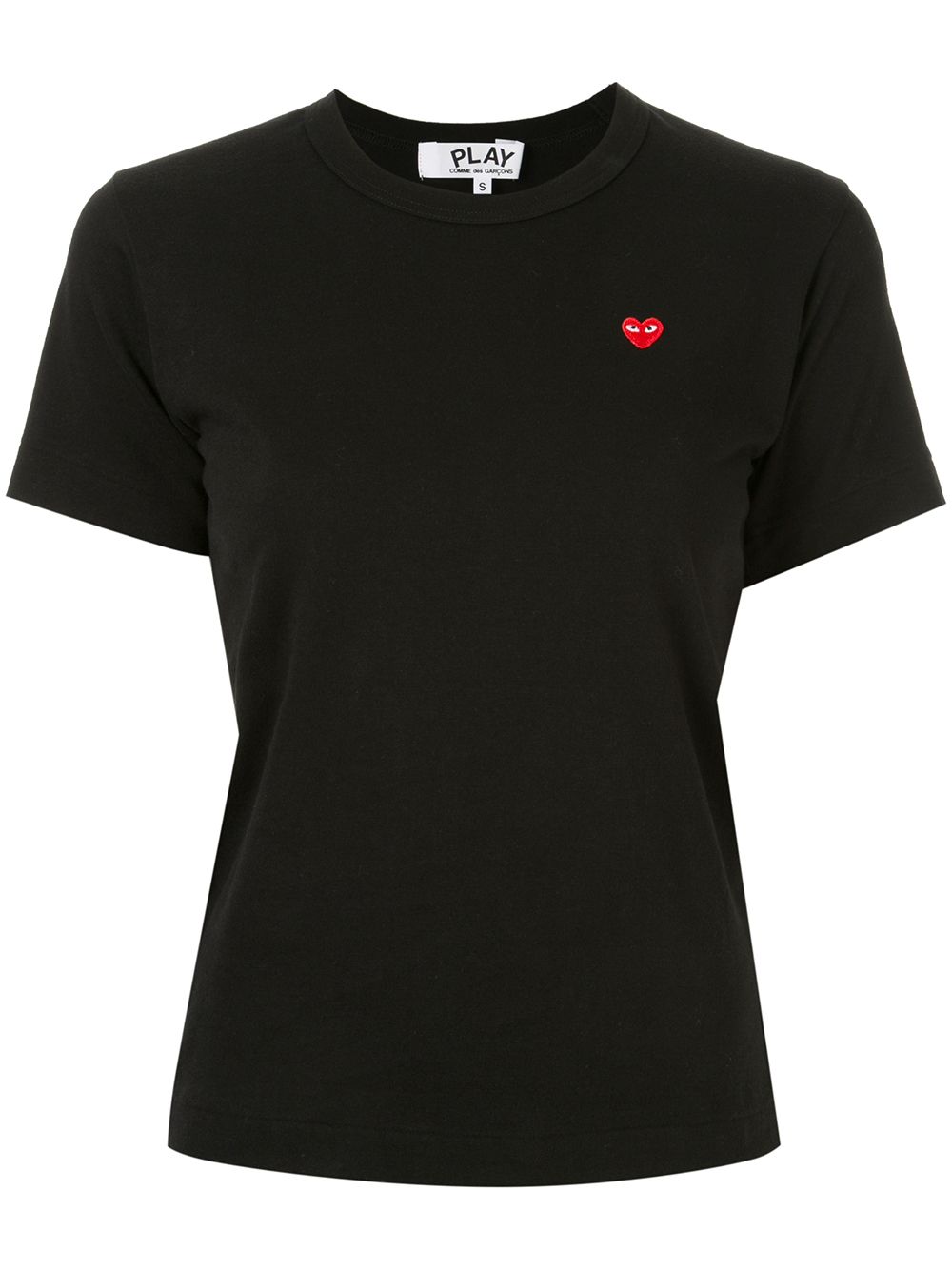 Bild 1 von Comme Des Garçons Play T-Shirt mit Logo-Patch