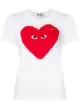 Image 1 of Comme Des Garçons Play logo-print crew neck T-shirt