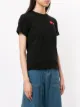 Comme Des Garçons Play تيشيرت برقبة دائرية وتطريز شعار الماركة