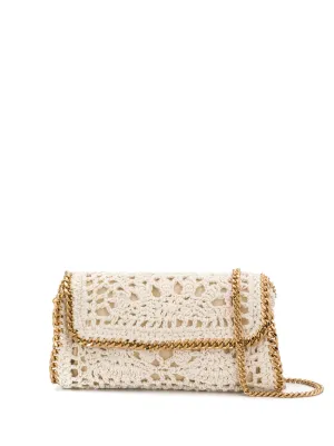 a new way to shop for fashion Stella Mccartney Crochet shoulder bag | Luisaviaroma