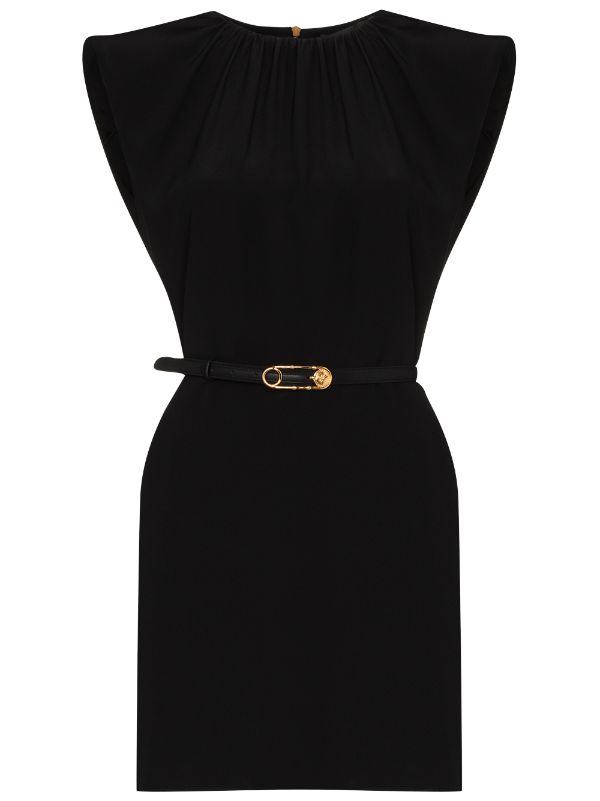 versace black mini dress