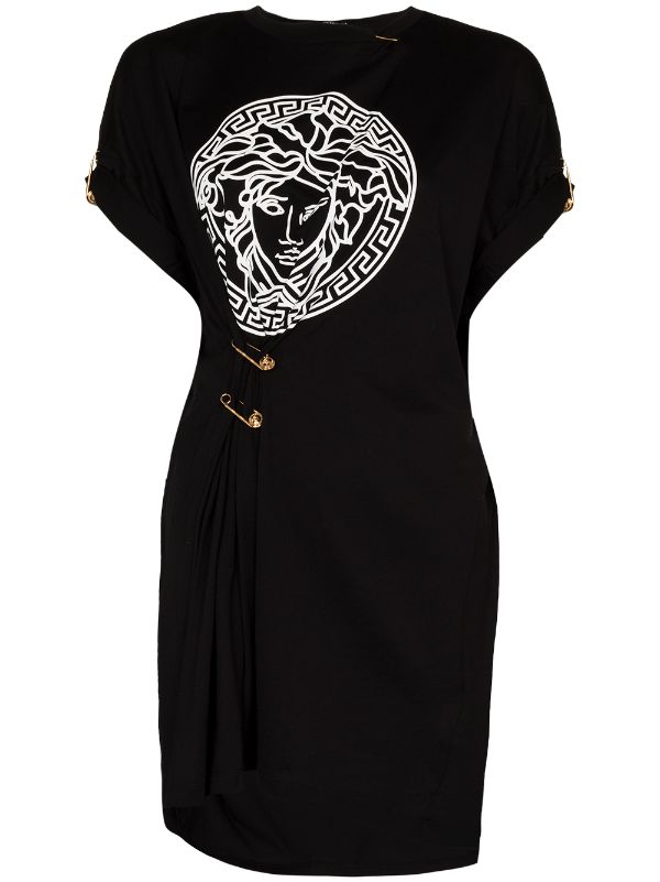 black safety pin dress