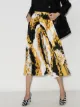 Image 2 of Versace Baroque-print pleated midi skirt