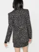 Versace dogtooth leopard print blazer
