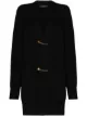 Image 1 of Versace safety-pin chunky-knit cardigan
