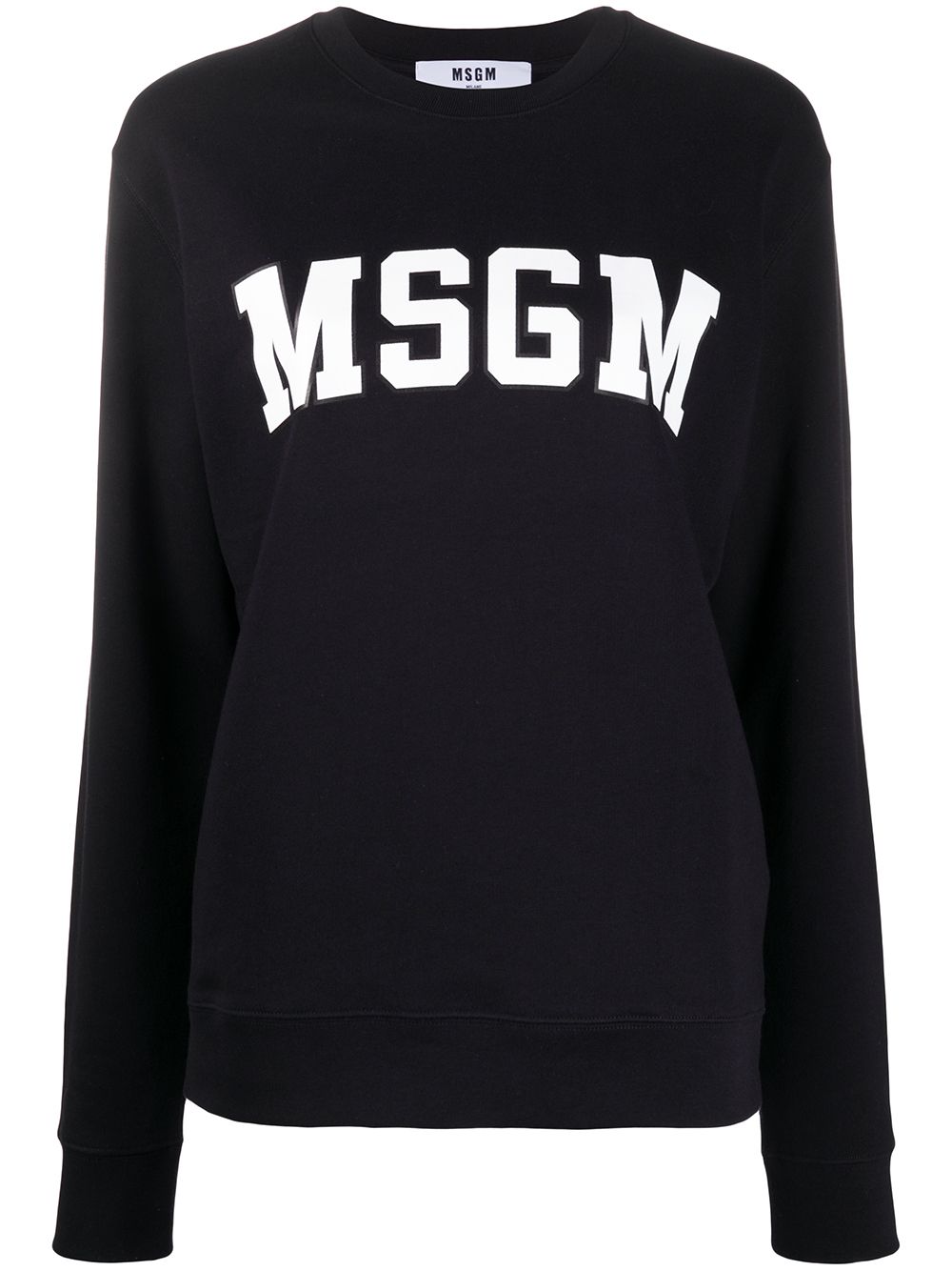 фото Msgm толстовка college с логотипом