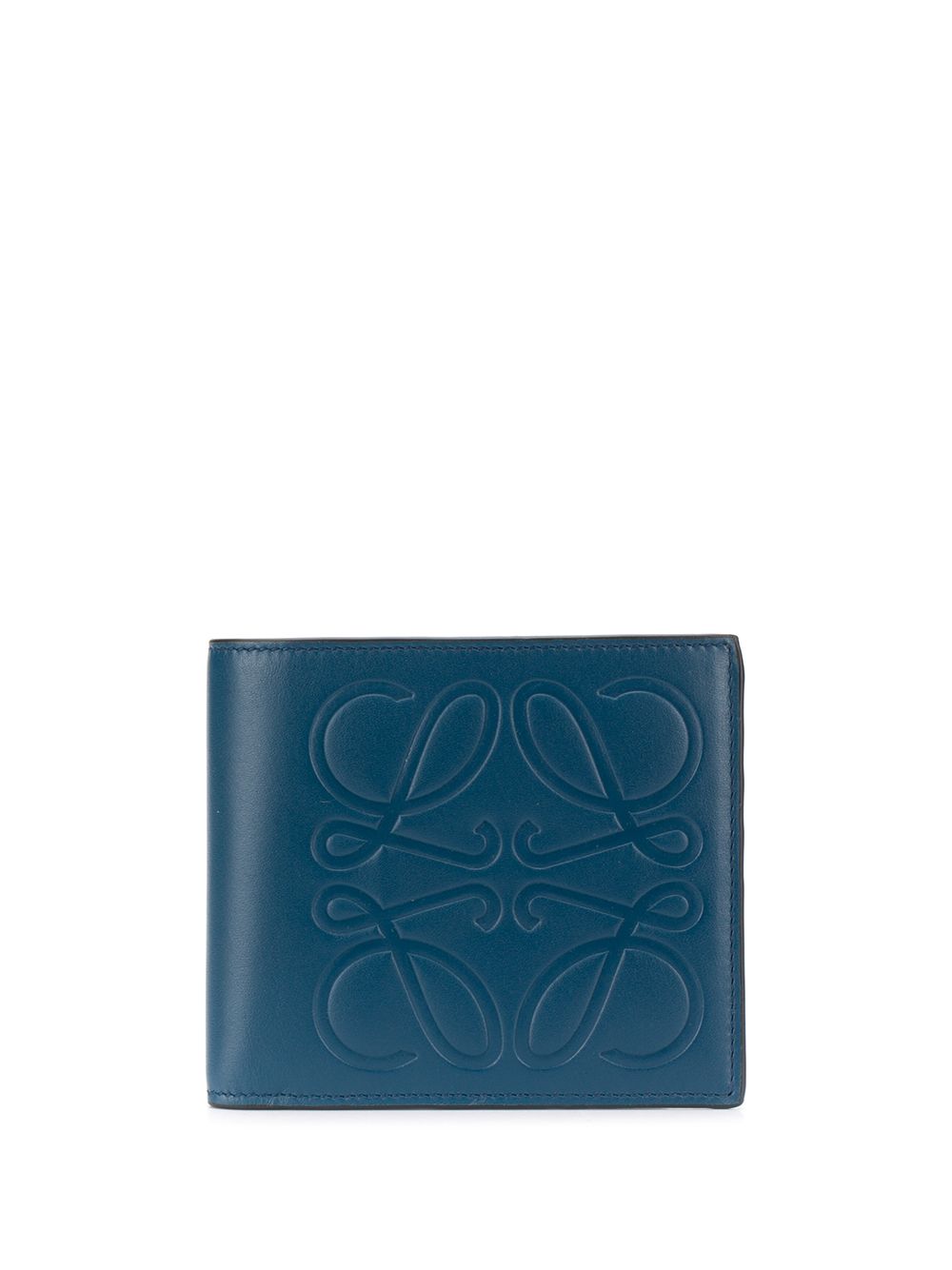 фото Loewe embossed anagram bi-fold wallet