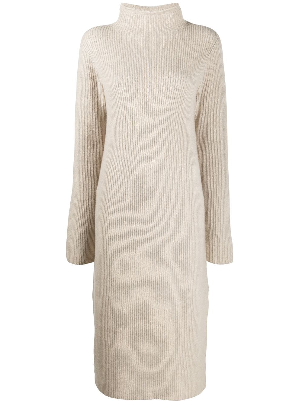 Shop The Row Moa Ribbed Dress In Neutrals