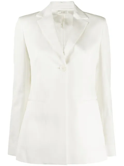 the row white blazer