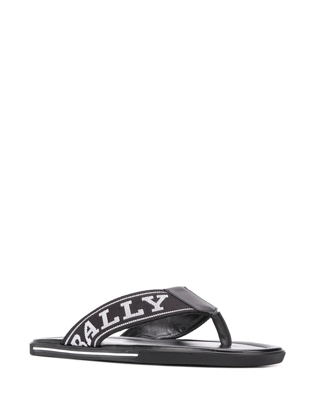 Bally Border teenslippers - Zwart