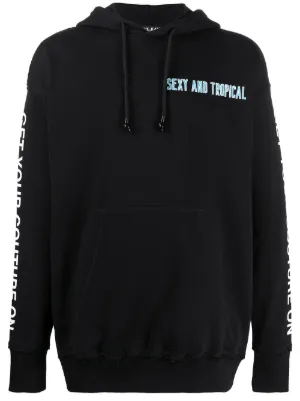 1017 ALYX 9SM logo-print Cotton Hoodie | Black | FARFETCH