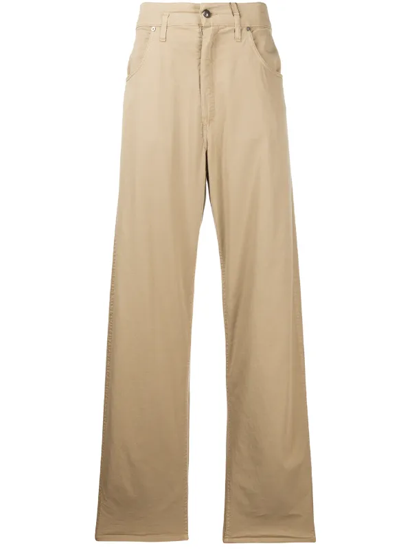 wide leg khaki jeans