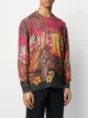Etro Mexico print fine knit jumper