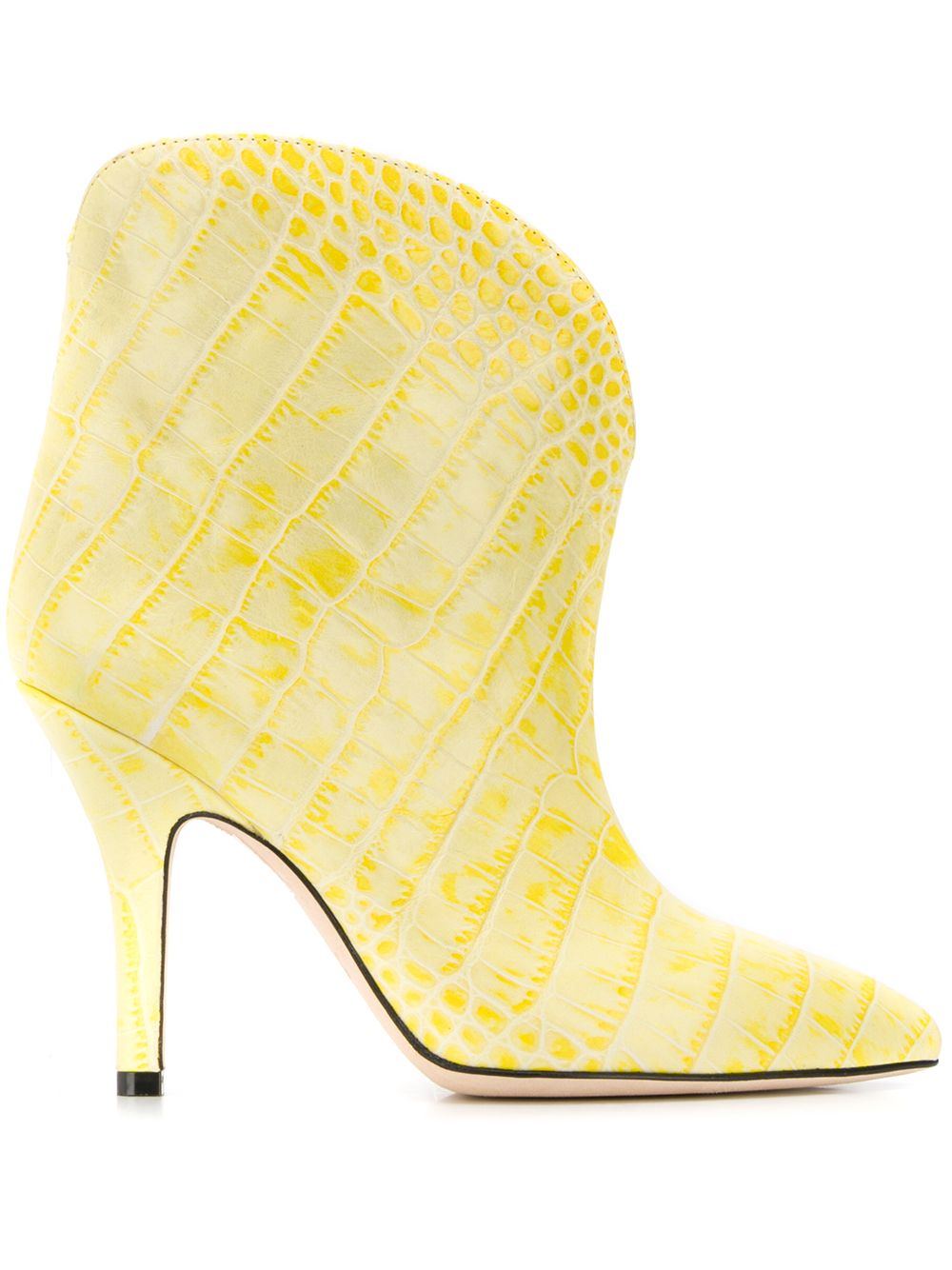 yellow croc boots