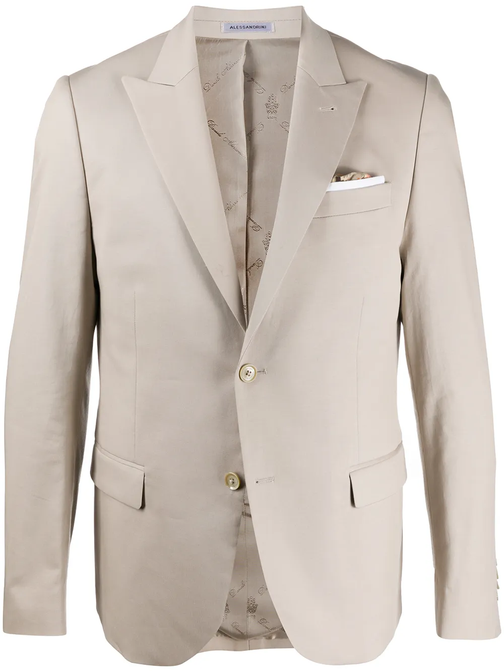 Daniele Alessandrini classic tailored blazer | neutro | Image 1