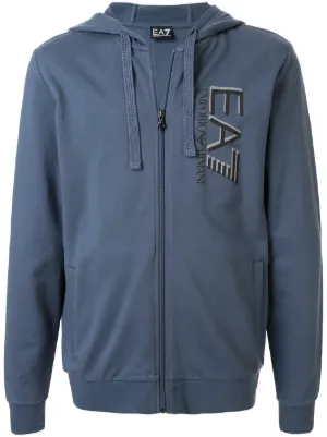 ea7 zip up hoodie