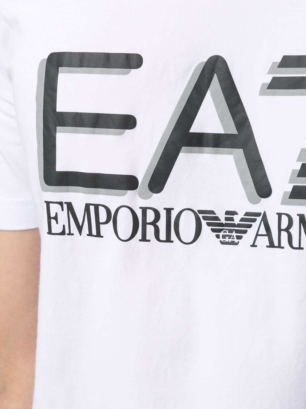 ea7 large logo t shirt