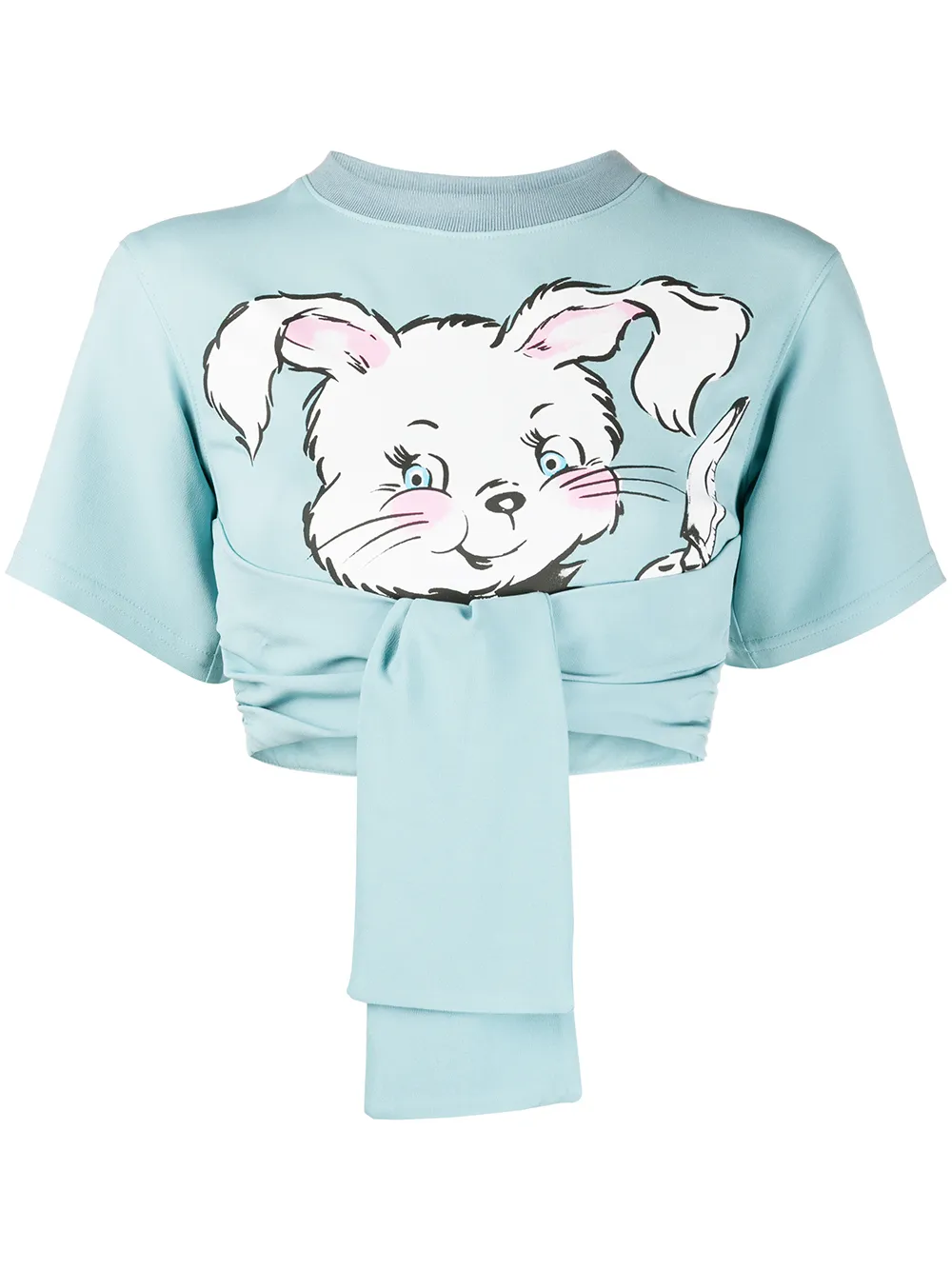 Moschino T-Shirt Im Cropped-Design bWu1m l2TRW Moschino T-Shirt Im Cropped-Design bWu1m l2TRW