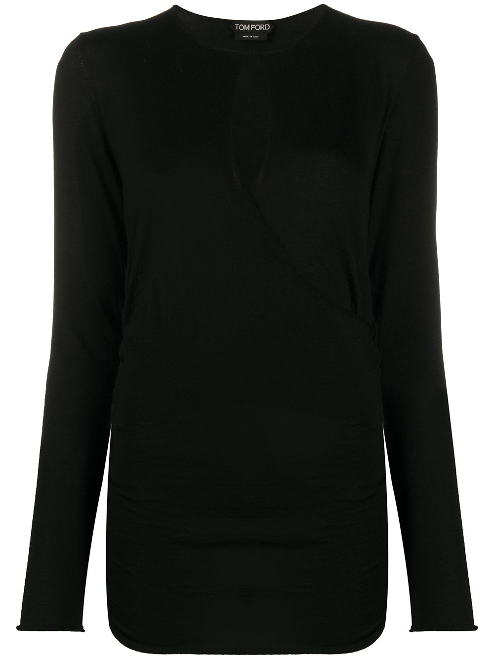 TOM FORD WRAP STYLE KNITTED TOP