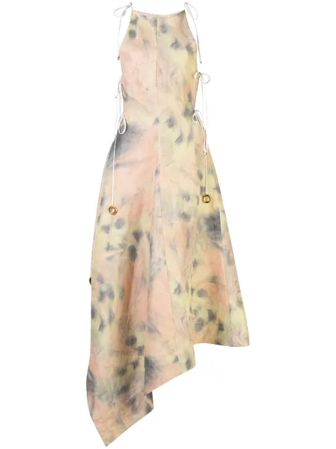 Ellery Galapogas asymmetric tie-dye dress